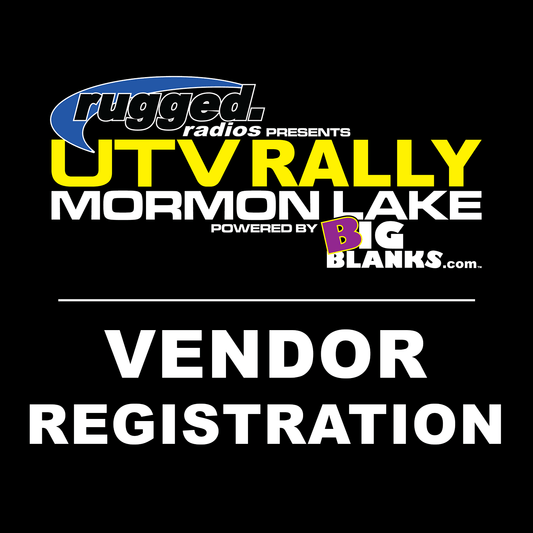 2024 UTV Rally Mormon Lake - Vendor Registration