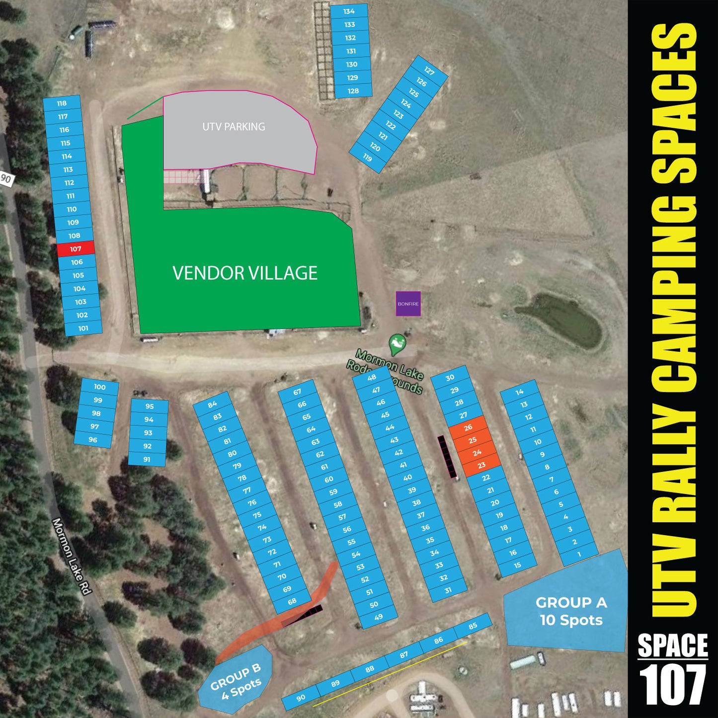 UTV Rally Mormon Lake: Camping - Section B