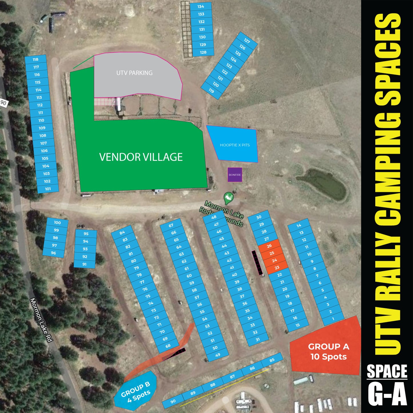 UTV Rally Mormon Lake: Camping - Group Spaces