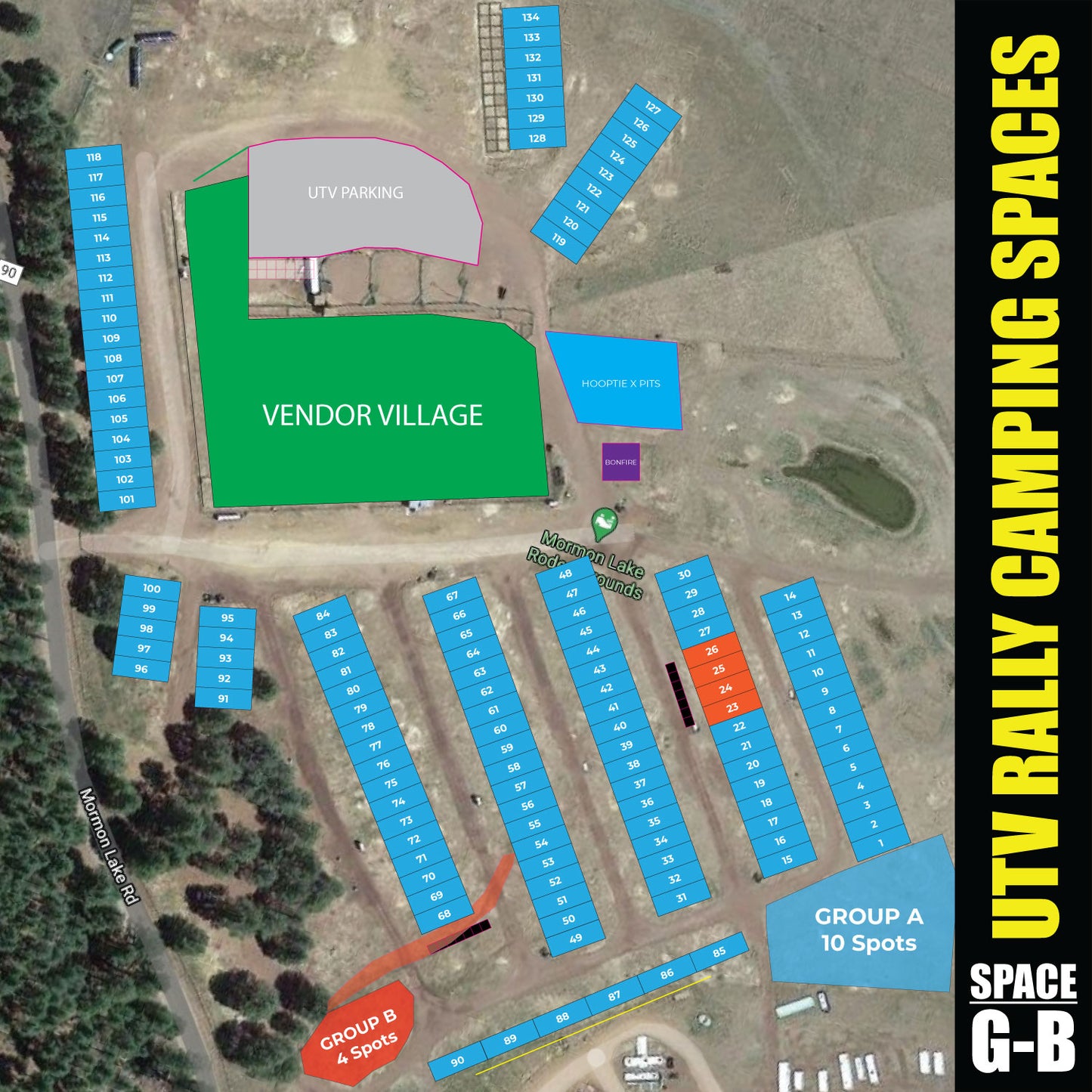 UTV Rally Mormon Lake: Camping - Group Spaces
